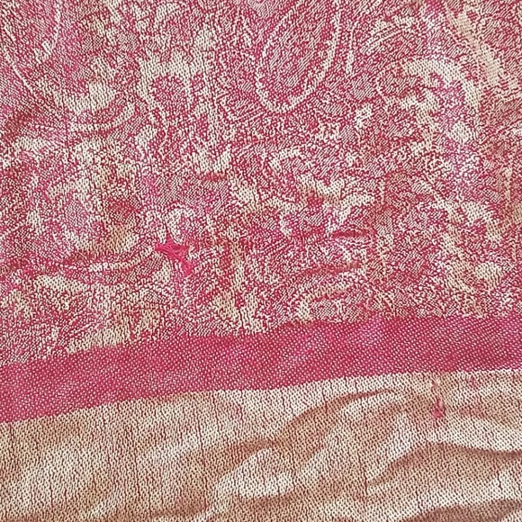 Pashmina Scarces, Green and Red - Picture 3 of 6